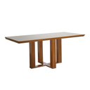 Ver imagem 1 de Mesa de Jantar Retangular Tampo MDF e Vidro 120cm Lottus