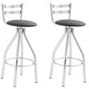 Ver imagem 1 de Conjunto 2 Banquetas Alta 54 Preto