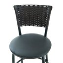 Ver mais imagens de Kit 2 Banquetas Baixa de Cozinha Encosto Junco