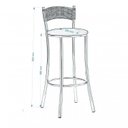 Ver imagem 3 de Conjunto 2 Banquetas Alta 47 Preto