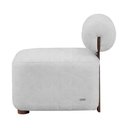 Ver imagem 4 de Poltrona Decorativa Livi Bouclê Prata - Vallisa Decor