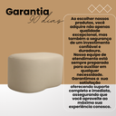 Ver imagem 6 de Kit 2 Puff Feijão Curvo Orgânico Redondo Sala Confortável Moderno Linho:bege