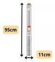 Ver imagem 6 de Bomba Submersa P/agua 300 3sdm 2/6 1,5m 1/3 Hp Mon 220v Doit