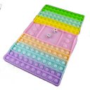 Ver imagem 3 de Tabuleiro Big Pop It Macarons Challenge Pastel Fidget Toy Silicone Brinquedo Sensorial Anti Stress -