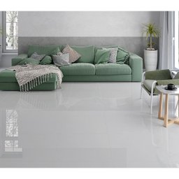 Piso Cerâmico Interno Polido Avolio Cinza 66x66cm Cx 2,18m² Formigres - 1