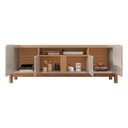 Ver imagem 4 de Rack 04 Portas Ayumi 190 cm Off White e Cedro - D’Rossi