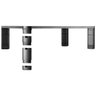 Suporte Para Monitor Regulagem De Altura Modular 17" 32" Plmsm01p - Base De Madeira - 3