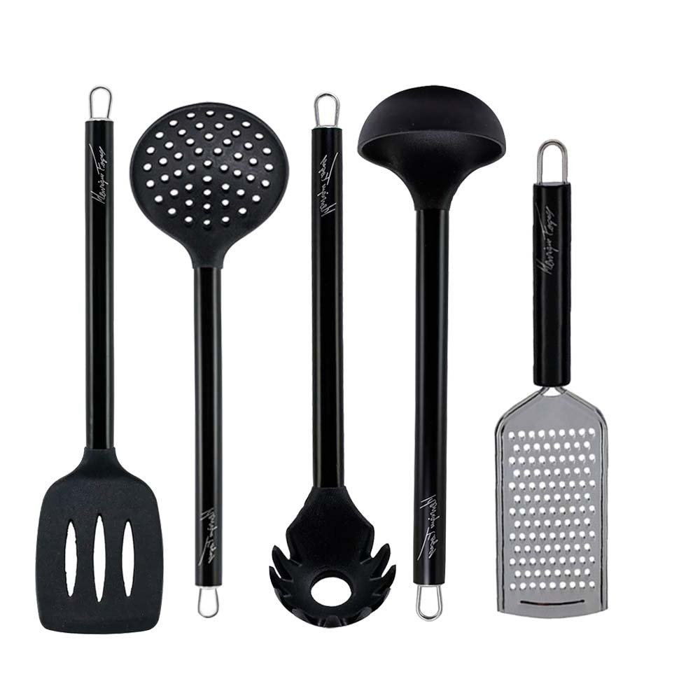 JOGO UTENSÍLIOS 5 PEÇAS SILICONE CHEF FOGAÇA 22589KIT YANGZI - 1