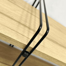 Nicho Prateleira 25 Cm X 120 Cm - Amadeirado Super Luxo C/suporte Preto - 4