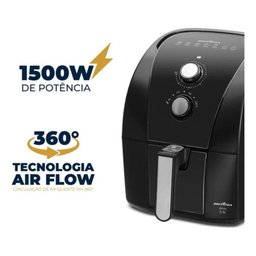Fritadeira Britânia Bfr50 Redstone - 220v Preta - Fritura Saudável com Estilo e Eficiência - 3