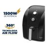 Fritadeira Britânia Bfr50 Redstone - 220v Preta - Fritura Saudável com Estilo e Eficiência - 3