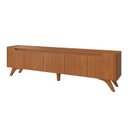 Ver imagem 3 de Rack para TV até 75 Polegadas 100% MDF 220cm Pés em Madeira Maciça 4 Portas Grécia