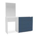 Ver imagem 3 de Cômoda Penteadeira com Espelho 4 Gavetas 149cm Porto Politorno Móveis