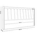 Ver imagem 3 de Cabeceira Cama Box Queen Estofada com LED 160cm Moan P05 Bouclê Cru - Lyam Decor