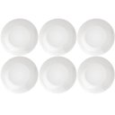Ver imagem 1 de 6 Pratos Fundos de Risoto Porcelana Branca 21cm Tramontina Leonora