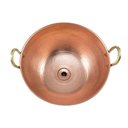 Ver imagem 1 de Cuba De Apoio Cobre Puro Com Alças De Bronze E Válvula 20L