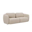 Ver imagem 3 de Sofá Modular 2 Lugares Bouclé Orla 190cm CabeCasa MadeiraOriginals Bege Areia