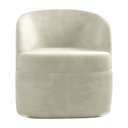 Ver imagem 6 de Poltrona Decorativa Design Moderno Bel Sala de Estar Base Giratória Veludo Bege G33 - Gran Belo