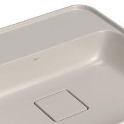 Cuba De Sobrepor Deca Slim 40X40 L.21040.M.26 Quadrada Com Mesa Barbante - 2