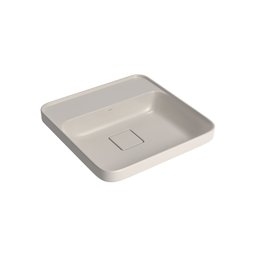 Cuba De Sobrepor Deca Slim 40X40 L.21040.M.26 Quadrada Com Mesa Barbante - 1