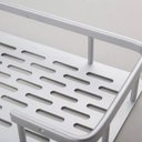 Ver imagem 4 de Suporte Organizador Porta Shampoo Sabonete Box Banheiro Banho Prateleira Dupla Aluminio Resistente C