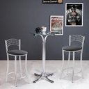 Ver imagem 1 de Conjunto 2 Banquetas Média 91 Preto/Cromado
