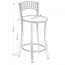 Ver imagem 4 de Conjunto 2 Banquetas Média 91  