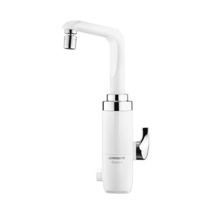 Torneira Elétrica Lorenzetti Essence de Bancada Branca/Cromada 220V