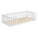 Ver imagem 2 de Cama Solteiro Montessoriane com Grade Branco Nemargi