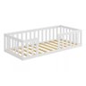 Cama Solteiro Montessoriane com Grade Branco Nemargi - 2