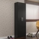 Ver imagem 2 de Armário Multiuso 2 Portas Black - Evidência