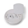 CAIXA MESA CR5 3 BL (2TOM/1USB) BRANCO - QM 32000.12 - 1