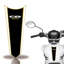 Ver imagem 1 de Adesivo Faixa Gravata Tanque Moto Cg 160 125 Titan Fan Teu Adesivo 125 Preto com Dourado