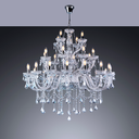 Ver imagem 2 de Lustre Pendente de Cristal Candelabro Maria Tereza Nice 28 lâmpadas E14 Bivolt:Transparente/110V/220
