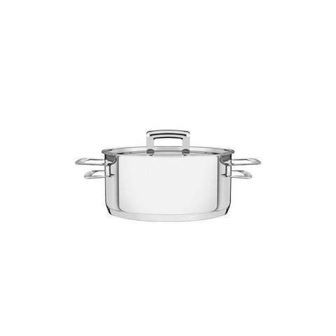 Caçarola Tramontina Brava Inox c/ Tampa e Alças 16cm 1,8L