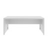Mesa para Escritório Escrivaninha Madeira Linha Office 180cm Cor:branco - 3