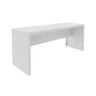 Mesa para Escritório Escrivaninha Madeira Linha Office 180cm Cor:branco - 4