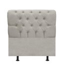 Ver imagem 1 de Cabeceira Estofada Paris 100cm Solteiro para Cama Colchão Box Quarto Linho Bege - Aurora Line