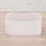 Conjunto 4 Caixas Organizadoras Pequenas 1,5L e 1 Caixa Grande 5,4L com Alças Fit Coza Natural - 5