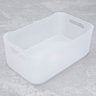 Conjunto 4 Caixas Organizadoras Pequenas 1,5L e 1 Caixa Grande 5,4L com Alças Fit Coza Natural - 4