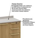 Ver imagem 7 de Balcão de Cozinha para Pia 120cm 2 Portas e 3 Gavetas com Tampo Elegance Luciane Móveis