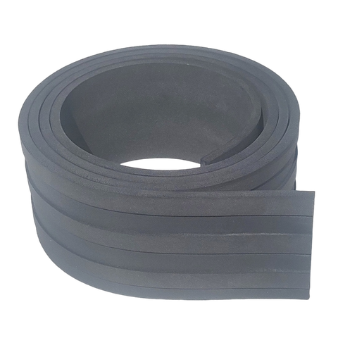 Painel Ripado Decorativo Quarto Eva Autocolante 10cm - 2,5m Preto