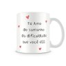 Caneca meme flork te amo do tamanho da dificuldade - 2