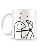 Caneca meme flork te amo do tamanho da dificuldade - 1