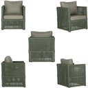 Ver imagem 5 de 3 Poltronas Madri Alumínio Corda Náutica Estofado 8 Trama Original