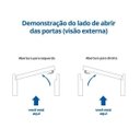 Ver imagem 3 de Kit Porta de Madeira Lisa Mgm 215 x 85cm Melamínico