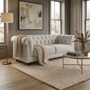Ver imagem 6 de Sofa 2 Lugares Capitone Acorde 190 cm Pes MDF Linho Tcs 701 Moll