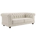 Ver imagem 1 de Sofa 2 Lugares Capitone Acorde 190 cm Pes MDF Linho Tcs 701 Moll