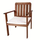 Ver imagem 4 de Conjunto para Jardim com Mesa Lateral, 2 Poltronas e Banco em Madeira Maciça Havelock