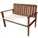 Ver imagem 2 de Conjunto para Jardim com Mesa Lateral, 2 Poltronas e Banco em Madeira Maciça Havelock